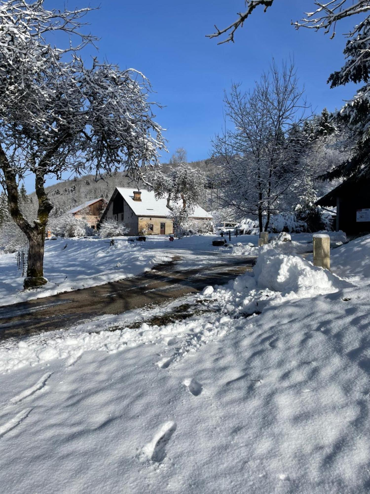 Villa La Hutte à Tendon Extérieur photo